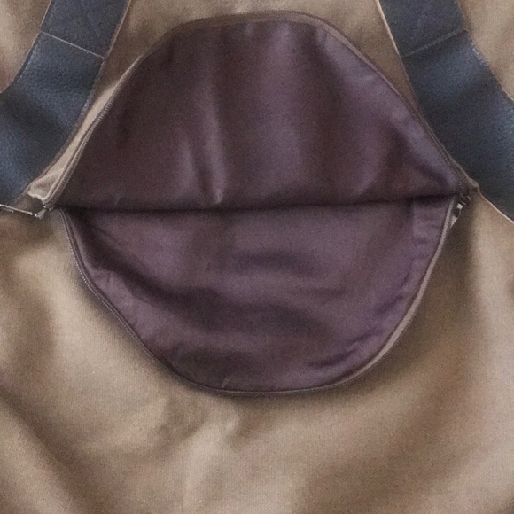 Dark tan satchel bag - Picture 2 of 5